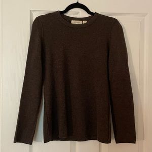 Inhabit chocolate brown sweater
